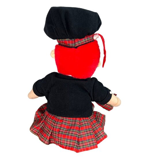Cuddles Time Scottish-Inspired Plush Doll With Tartan Plaid Outfit & Hat - Picture 4 of 12